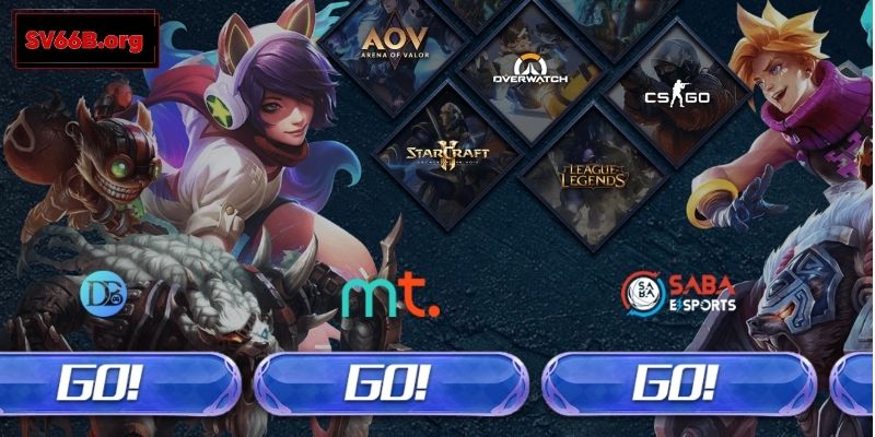 Các nhà cung cấp hàng đầu hợp tác với chuyên mục Esports tại SV66