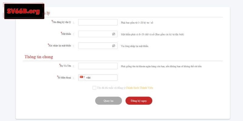 Hướng dẫn cách trở thành đại lý SV66 qua 5 bước đơn giản